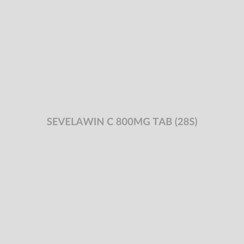 SEVELAWIN C 800MG TAB (28S) - Bolan Clinic Pharmacy