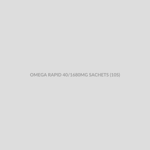 OMEGA RAPID 40/1680MG SACHETS (10S) - Bolan Clinic Pharmacy