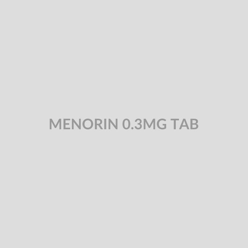 MENORIN 0.3MG TAB - Bolan Clinic Pharmacy