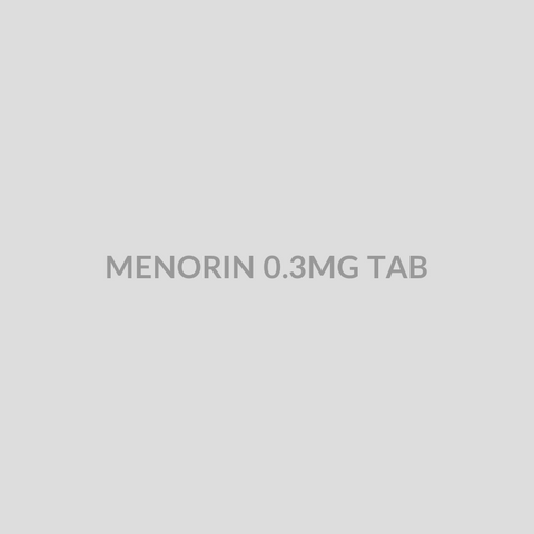 MENORIN 0.3MG TAB - Bolan Clinic Pharmacy