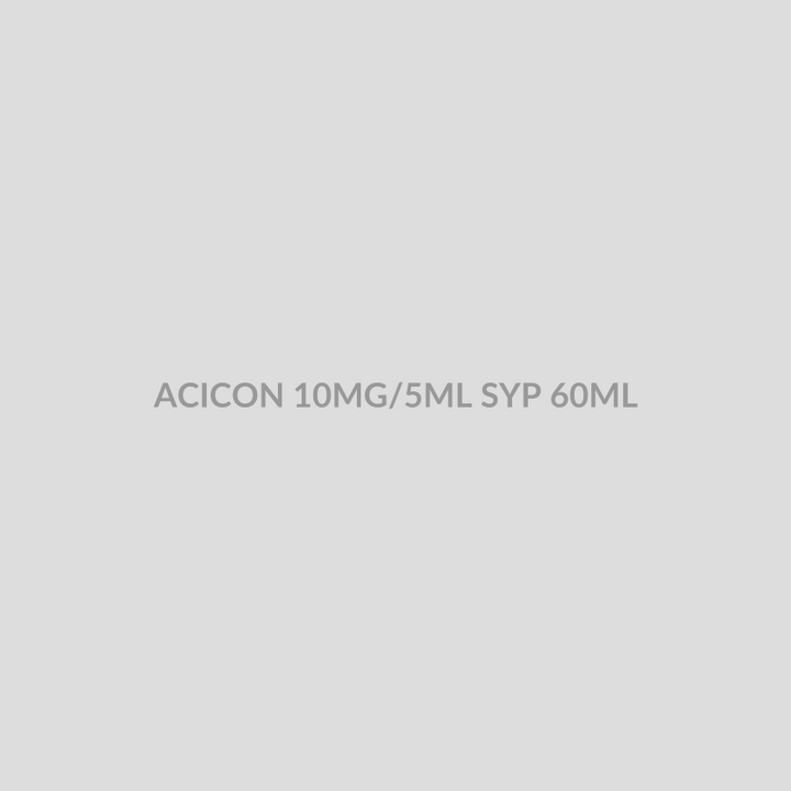ACICON 10MG/5ML SYP 60ML - Bolan Clinic Pharmacy