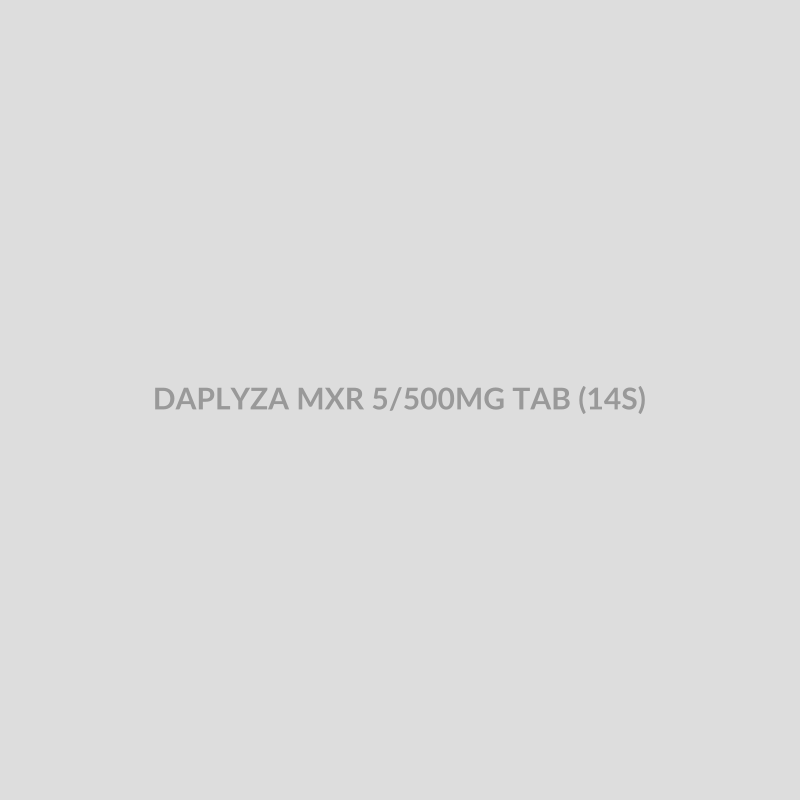DAPLYZA MXR 5/500MG TAB (14S) - Bolan Clinic Pharmacy