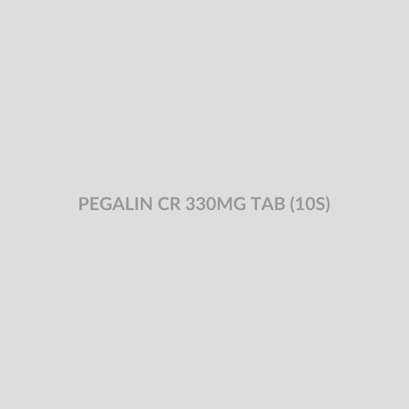 PEGALIN CR 330MG TAB (10S) - Bolan Clinic Pharmacy