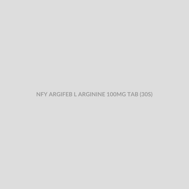 NFY ARGIFEB L ARGININE 100MG TAB (30S) - Bolan Clinic Pharmacy