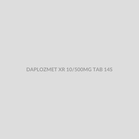 DAPLOZMET XR 10/500MG TAB 14S - Bolan Clinic Pharmacy