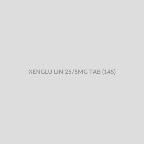 XENGLU LIN 25/5MG TAB (14S) - Bolan Clinic Pharmacy