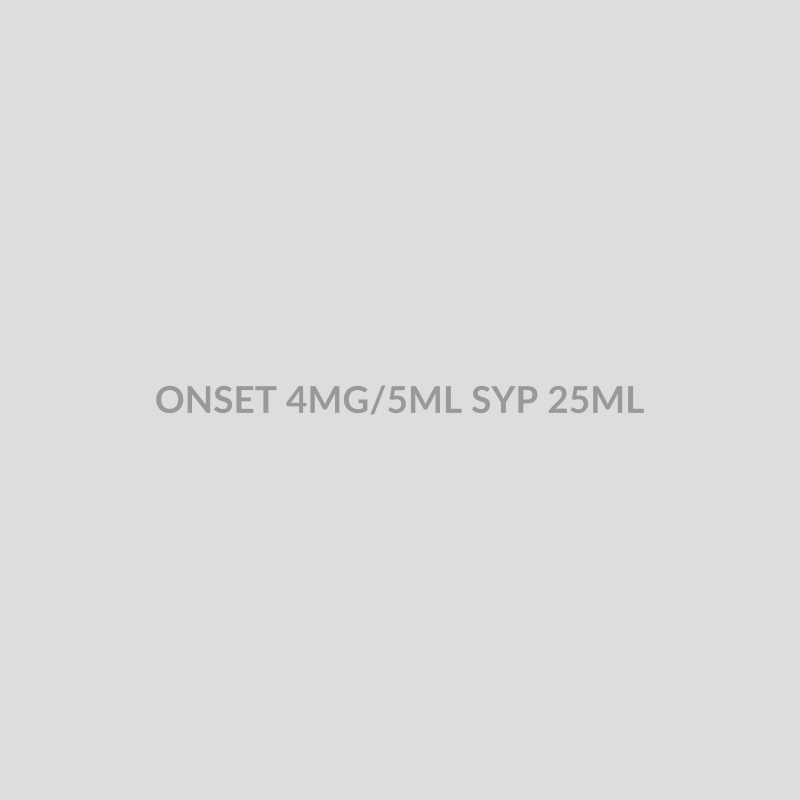 ONSET 4MG/5ML SYP 25ML - Bolan Clinic Pharmacy