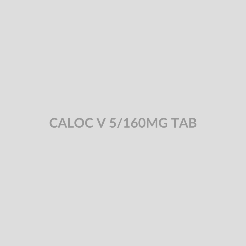 CALOC V 5/160MG TAB - Bolan Clinic Pharmacy