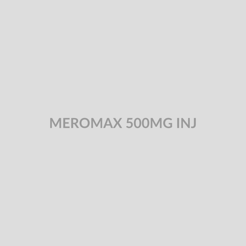 MEROMAX 500MG INJ - Bolan Clinic Pharmacy