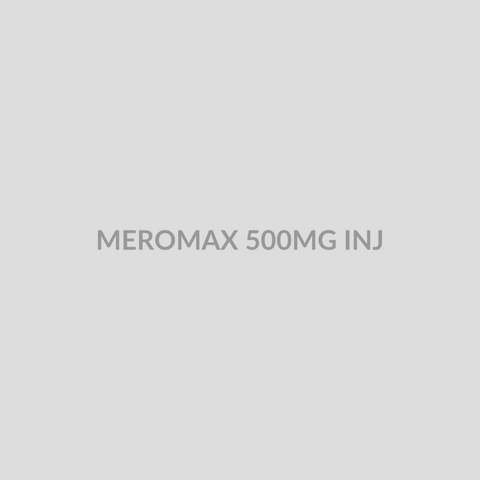 MEROMAX 500MG INJ - Bolan Clinic Pharmacy