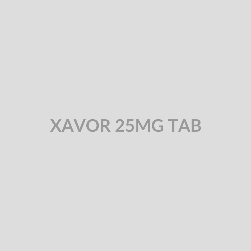 XAVOR 25MG TAB - Bolan Clinic Pharmacy