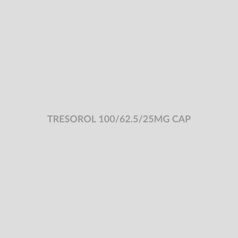 TRESOROL 100/62.5/25MG CAP - Bolan Clinic Pharmacy