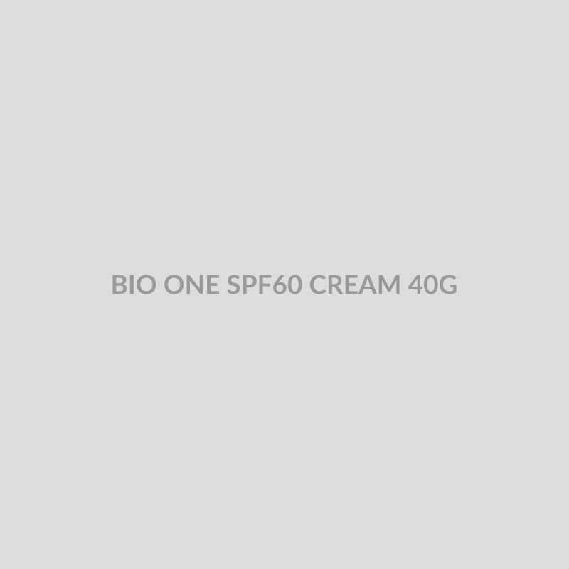 BIO ONE SPF60 CREAM 40G - Bolan Clinic Pharmacy