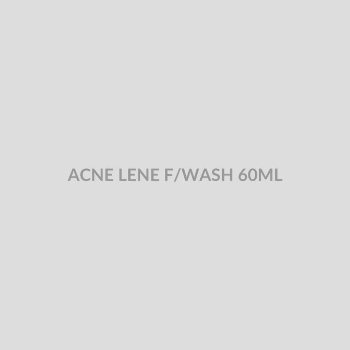 ACNE LENE F/WASH 60ML - Bolan Clinic Pharmacy
