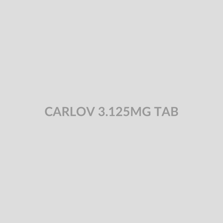 CARLOV 3.125MG TAB - Bolan Clinic Pharmacy