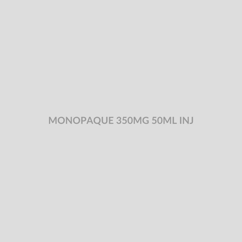 MONOPAQUE 350MG 50ML INJ - Bolan Clinic Pharmacy