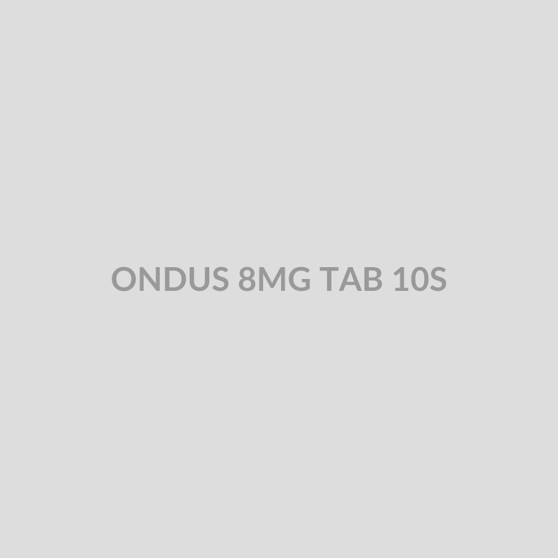 ONDUS 8MG TAB 10S - Bolan Clinic Pharmacy