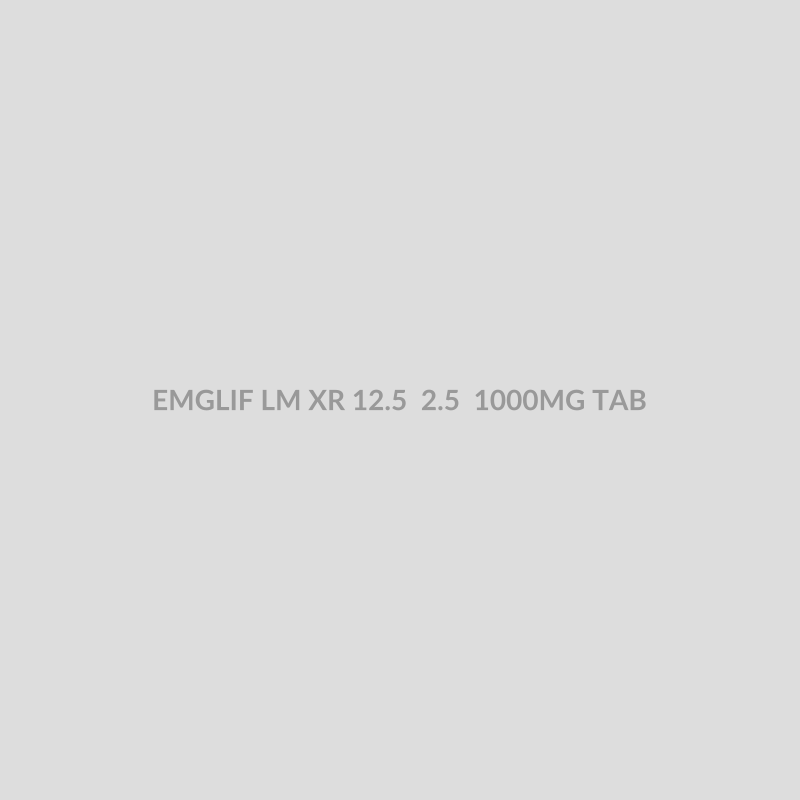 EMGLIF LM XR 12.5 2.5 1000MG TAB - Bolan Clinic Pharmacy