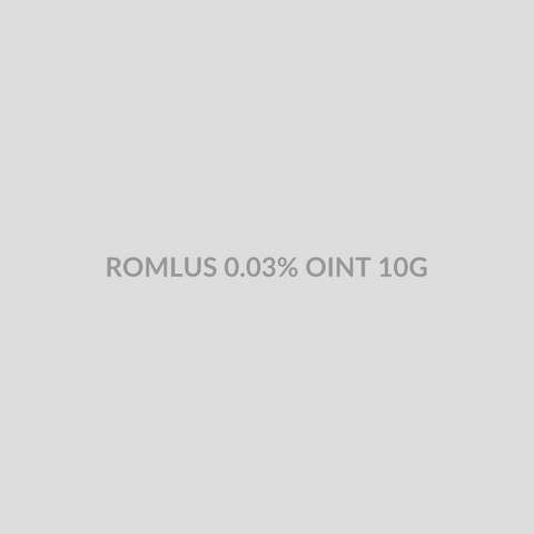 ROMLUS 0.03% OINT 10G - Bolan Clinic Pharmacy