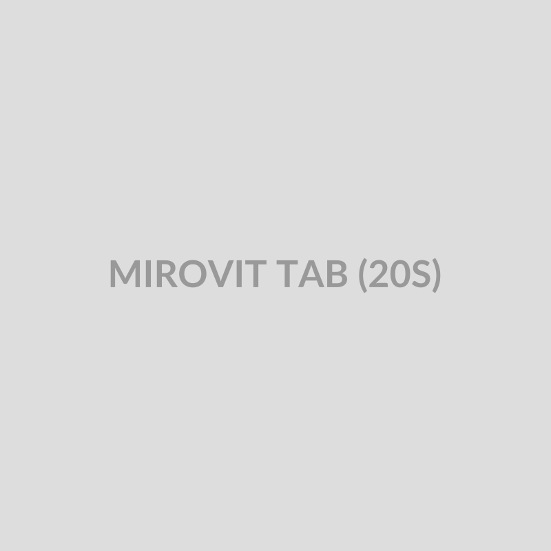 MIROVIT TAB (20S) - Bolan Clinic Pharmacy