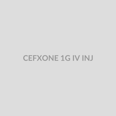 CEFXONE 1G IV INJ - Bolan Clinic Pharmacy