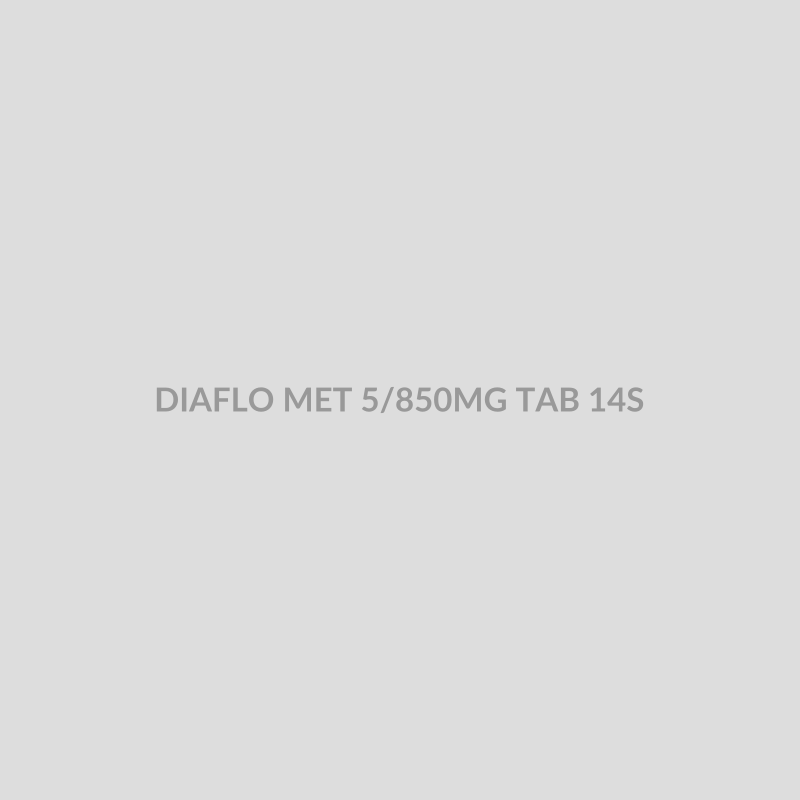 DIAFLO MET 5/850MG TAB 14S - Bolan Clinic Pharmacy