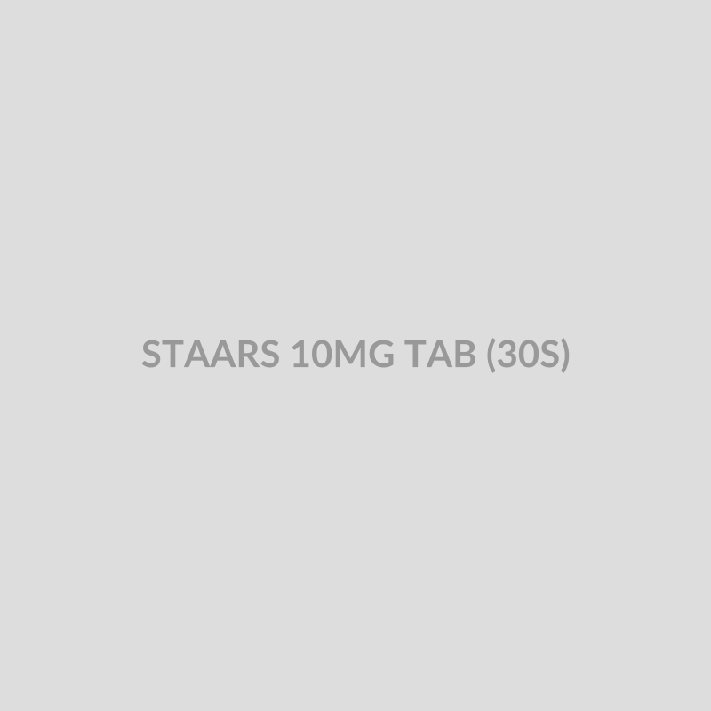 STAARS 10MG TAB (30S) - Bolan Clinic Pharmacy