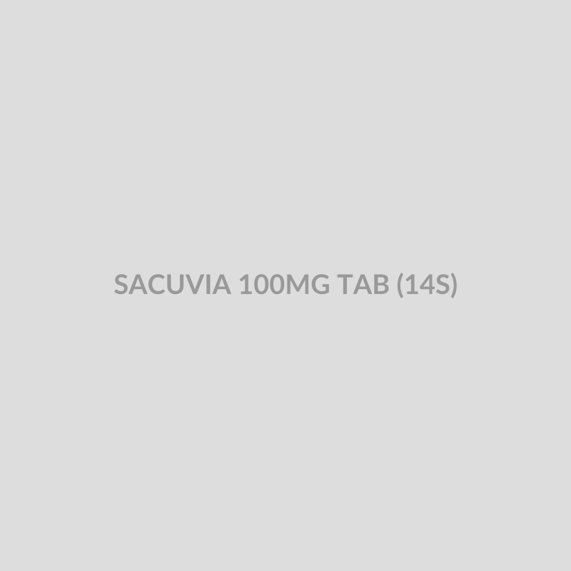 SACUVIA 100MG TAB (14S) - Bolan Clinic Pharmacy