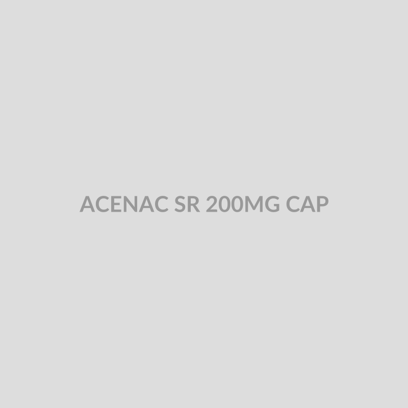 ACENAC SR 200MG CAP - Bolan Clinic Pharmacy
