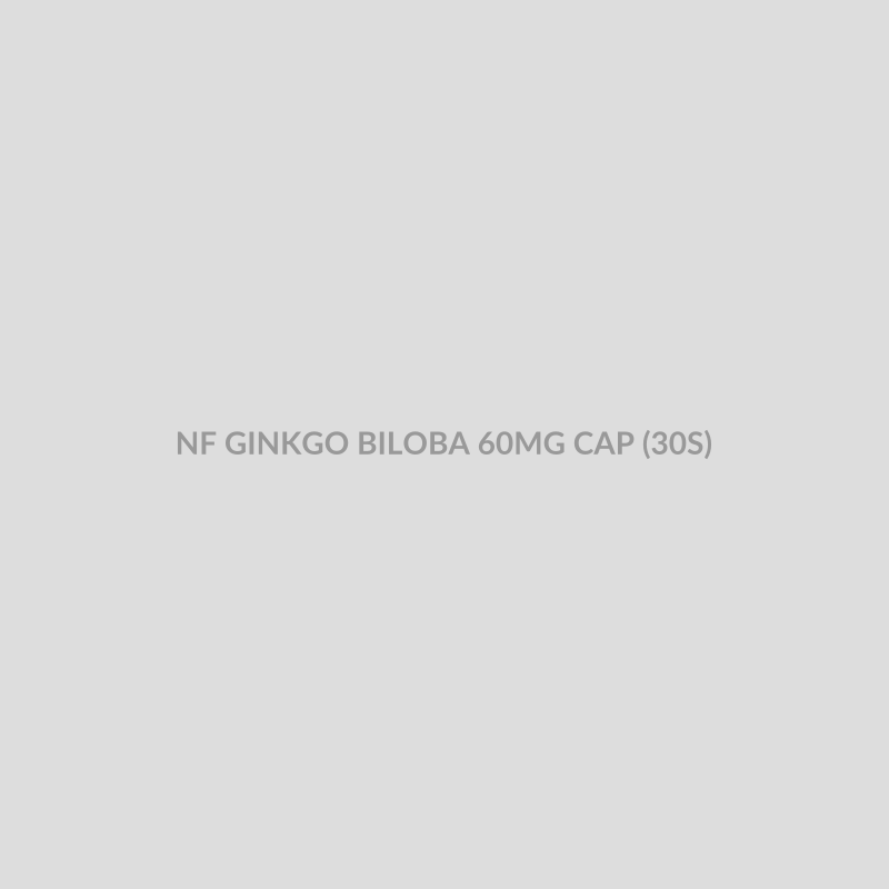 NF GINKGO BILOBA 60MG CAP (30S) - Bolan Clinic Pharmacy