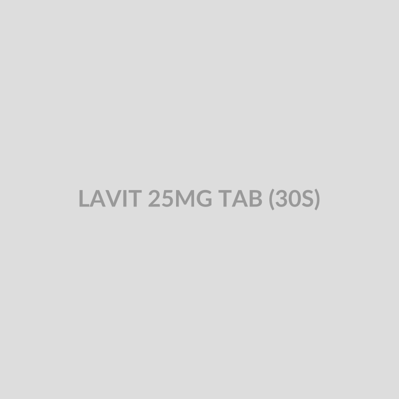 LAVIT 25MG TAB (30S) - Bolan Clinic Pharmacy