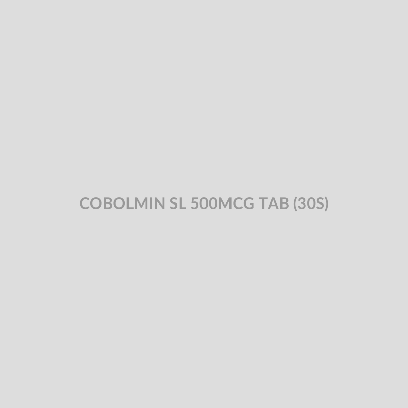 COBOLMIN SL 500MCG TAB (30S) - Bolan Clinic Pharmacy
