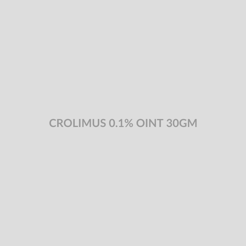 CROLIMUS 0.1% OINT 30GM - Bolan Clinic Pharmacy