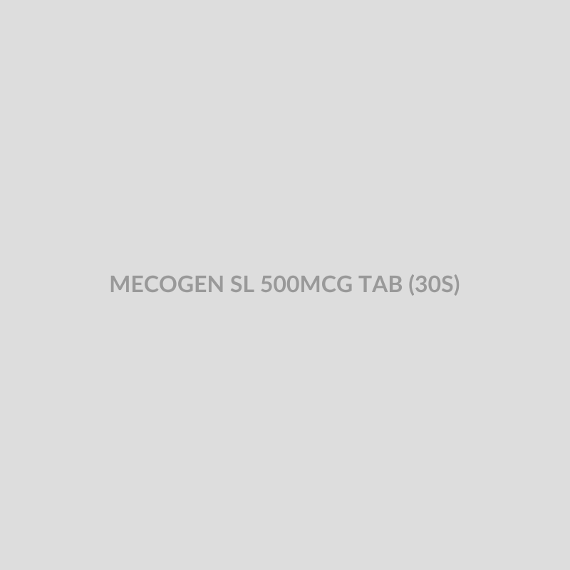 MECOGEN SL 500MCG TAB (30S) - Bolan Clinic Pharmacy