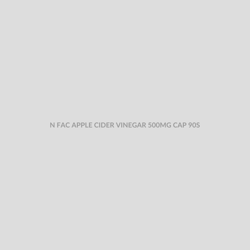 N FAC APPLE CIDER VINEGAR 500MG CAP 90S - Bolan Clinic Pharmacy