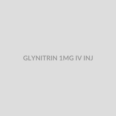 GLYNITRIN 1MG IV INJ - Bolan Clinic Pharmacy