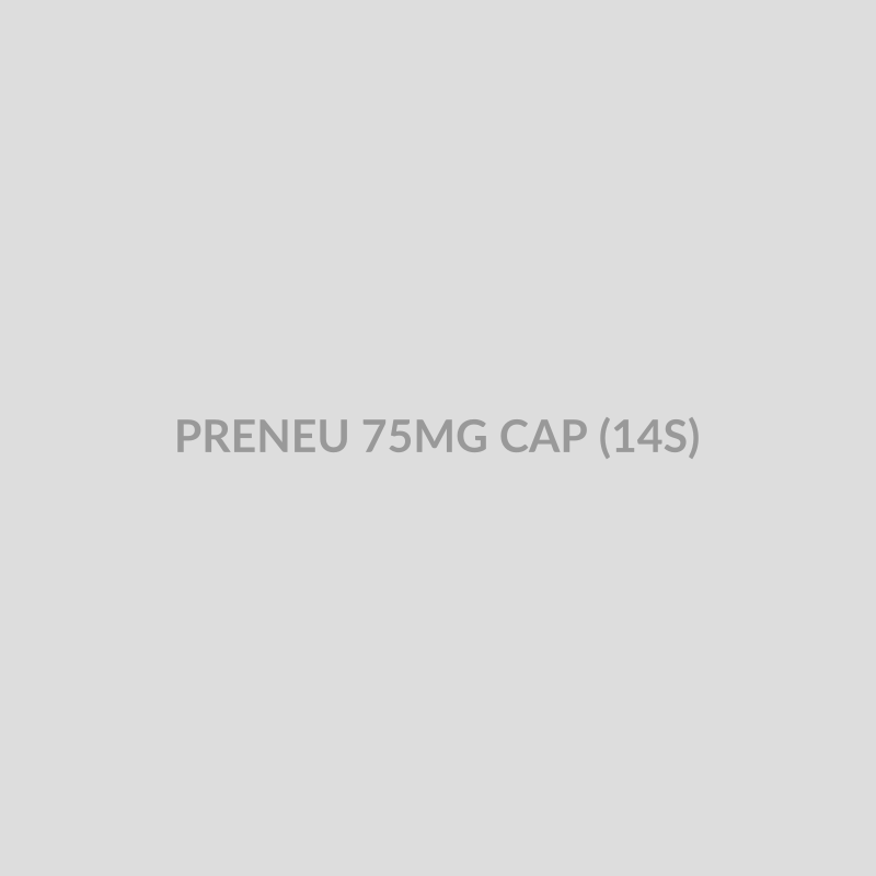 PRENEU 75MG CAP (14S) - Bolan Clinic Pharmacy