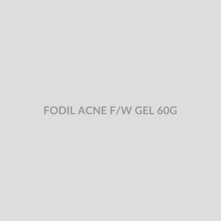 FODIL ACNE F/W GEL 60G - Bolan Clinic Pharmacy