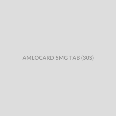 AMLOCARD 5MG TAB (30S) - Bolan Clinic Pharmacy