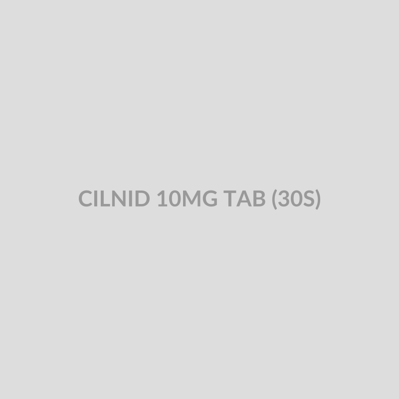 CILNID 10MG TAB (30S) - Bolan Clinic Pharmacy