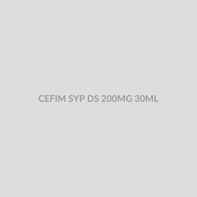 CEFIM SYP DS 200MG 30ML - Bolan Clinic Pharmacy