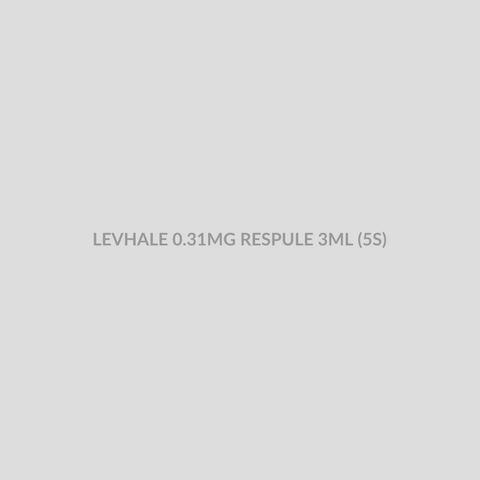 LEVHALE 0.31MG RESPULE 3ML (5S) - Bolan Clinic Pharmacy