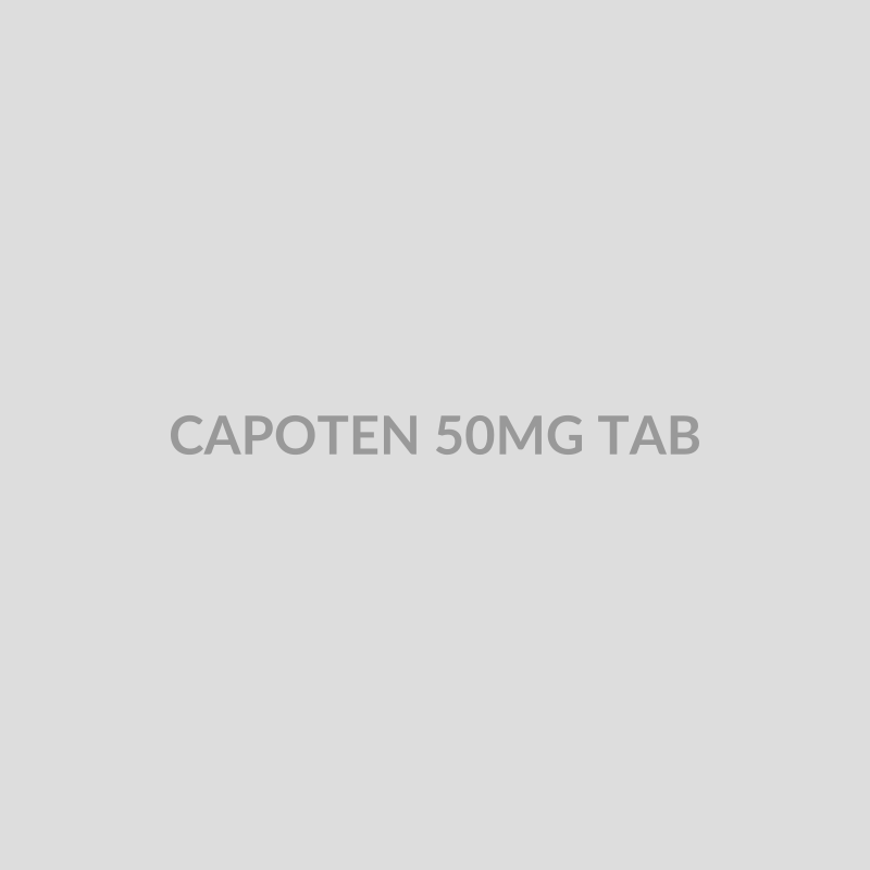 CAPOTEN 50MG TAB - Bolan Clinic Pharmacy
