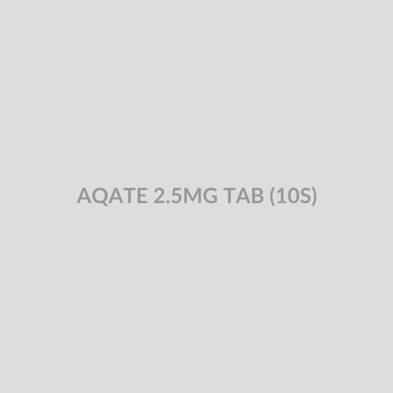 AQATE 2.5MG TAB (10S) - Bolan Clinic Pharmacy