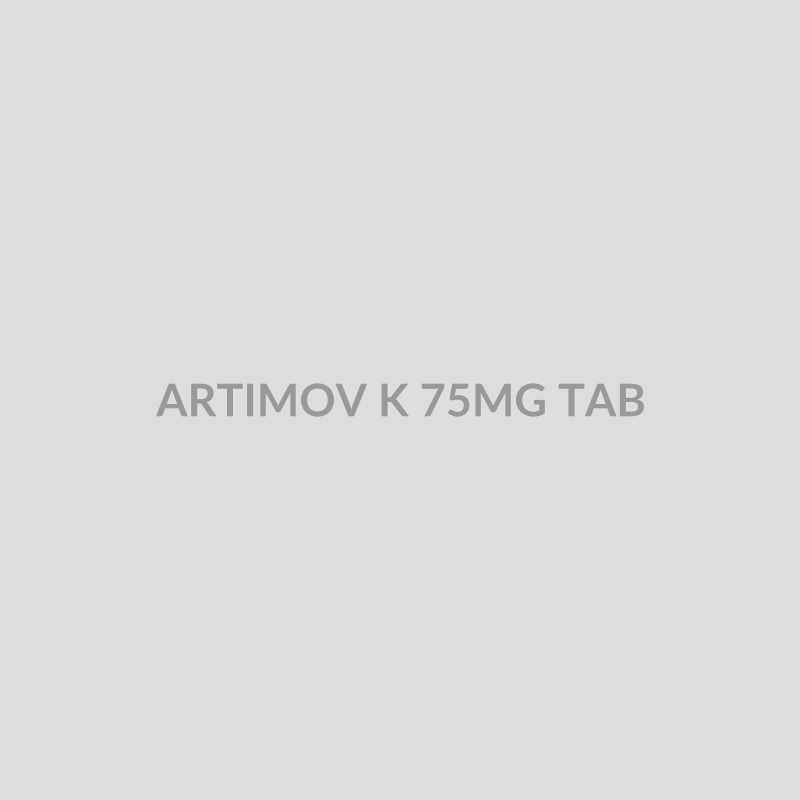 ARTIMOV K 75MG TAB - Bolan Clinic Pharmacy