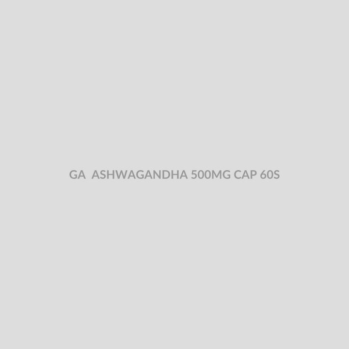 GA ASHWAGANDHA 500MG CAP 60S - Bolan Clinic Pharmacy