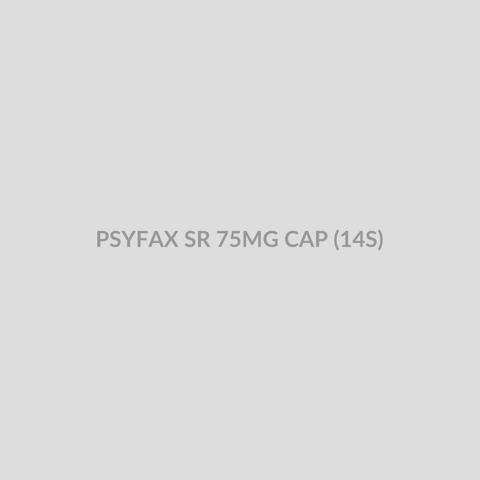 PSYFAX SR 75MG CAP (14S) - Bolan Clinic Pharmacy