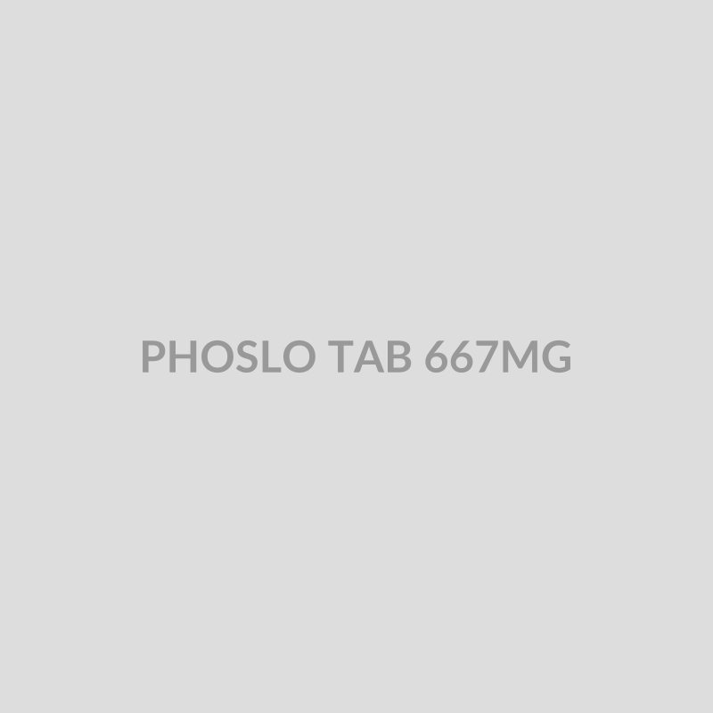 PHOSLO TAB 667MG - Bolan Clinic Pharmacy