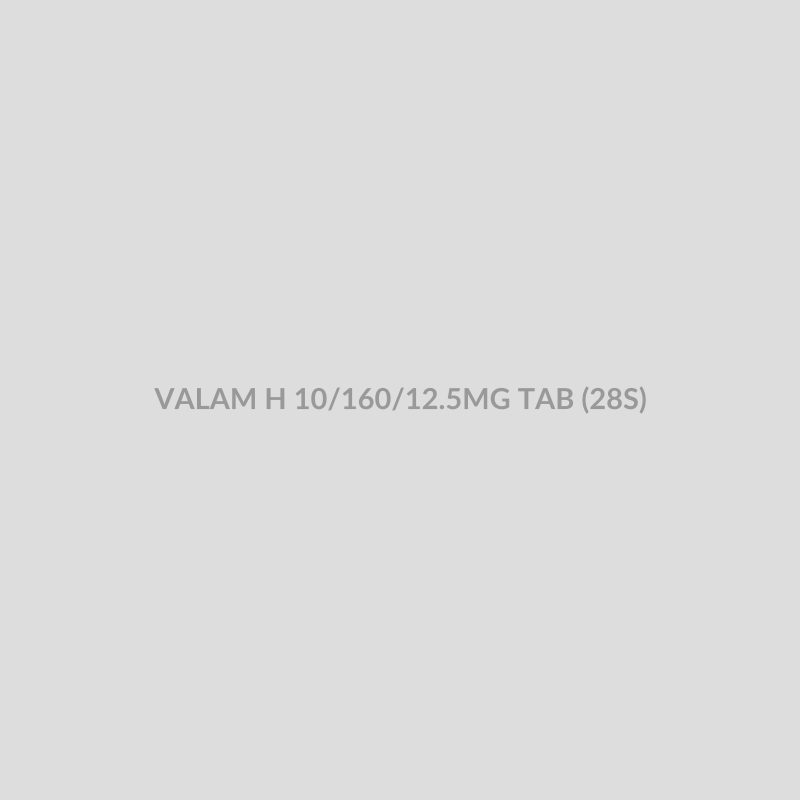 VALAM H 10/160/12.5MG TAB (28S) - Bolan Clinic Pharmacy
