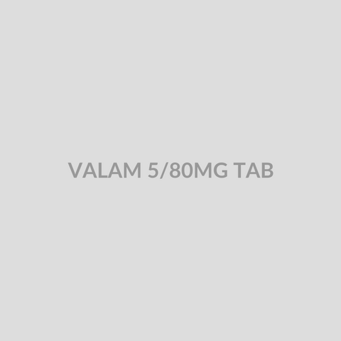 VALAM 5/80MG TAB - Bolan Clinic Pharmacy